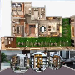 شقة بالعبور الجديدة مشروع بيت الوطن 3 غرف , 2 حمام بحري