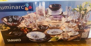 Luminarc dinner set 50 pieces