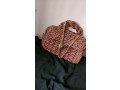 homemade-brown-crochet-bag-with-gold-chain-and-good-clasp-small-0