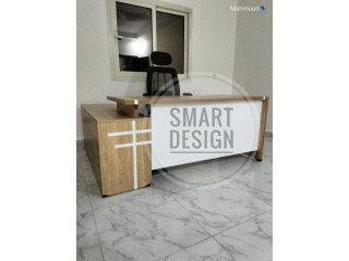 مكتب ١٦٠ سم بسايد جانبي مزود بادراج خشب mdf اسباني من smart design ٠١١٢٣٠٤٣٨٤٠
