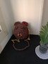 homemade-cute-bear-crochet-brown-bag-with-white-lining-and-zipper-small-0