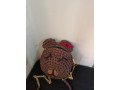 homemade-cute-bear-crochet-brown-bag-with-white-lining-and-zipper-small-1