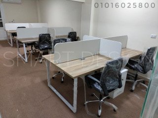 Work station خلية عمل بارتشين مكاتب موظفين بجميع المقاسات و التصميمات و اسعار المصنع 01016025800