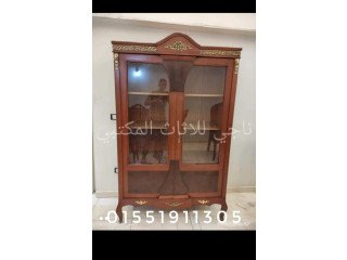 مكاتب وزاريه خشب زان احمر مطعم نحاس من مصنع الناجي للاثاث المكتبي