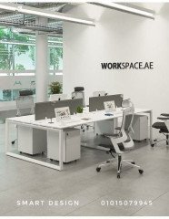 ورك استيشن - خلية عمل - بارتيشن partition_ مكاتب موظفين مكتب work stations- مجموعة مكاتب